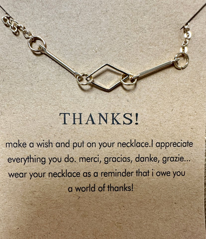 Thanks Necklace