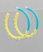Raffia Hoops