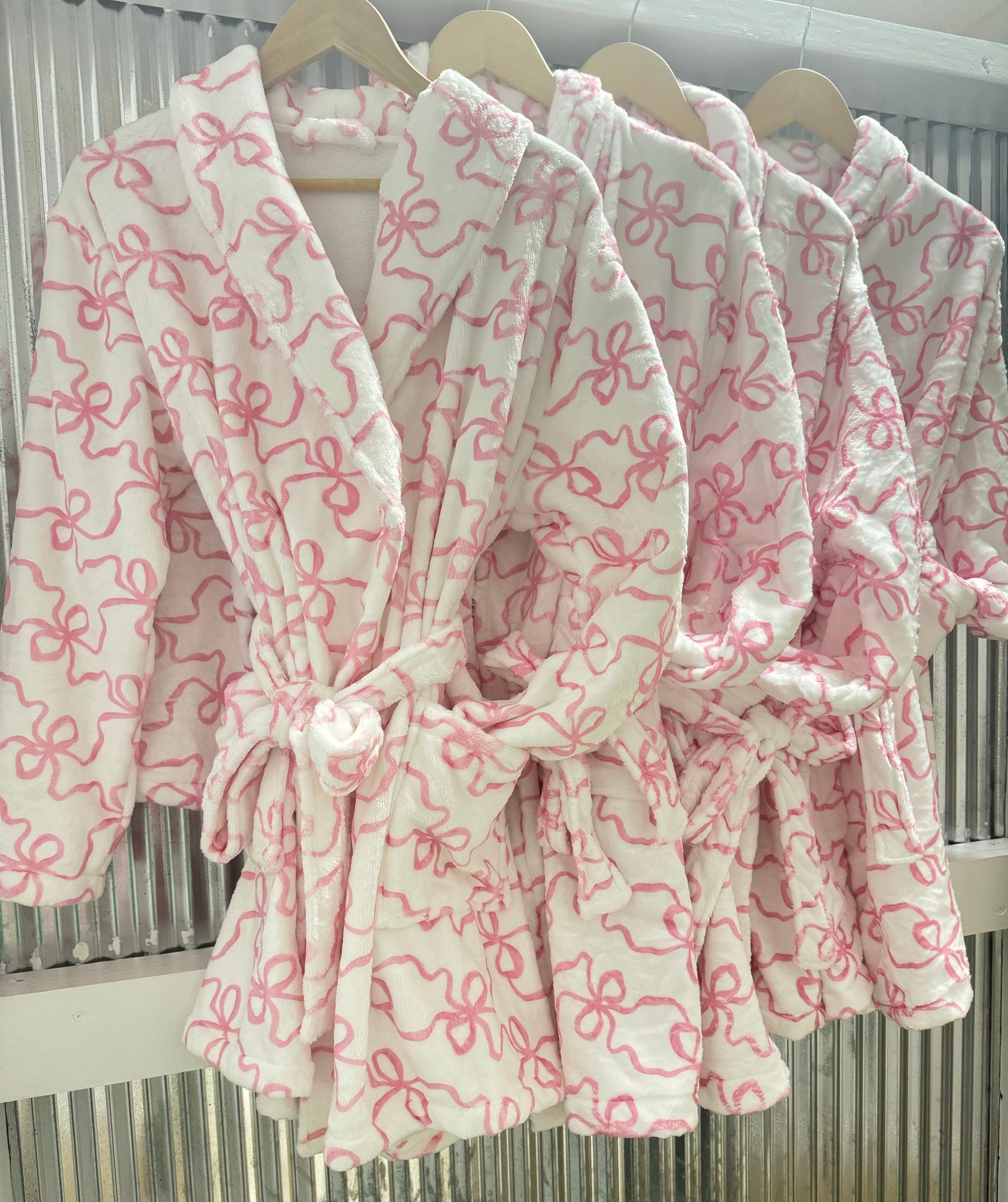 Pink Bow Robe