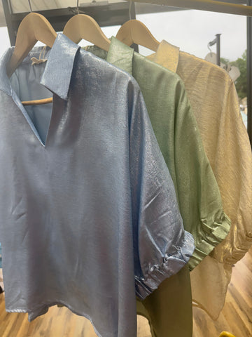 Soft Metallic Top