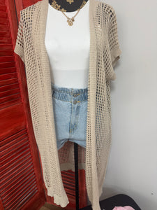 Fishnet Cardigan