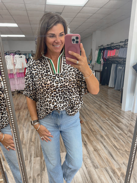 Leopard Top