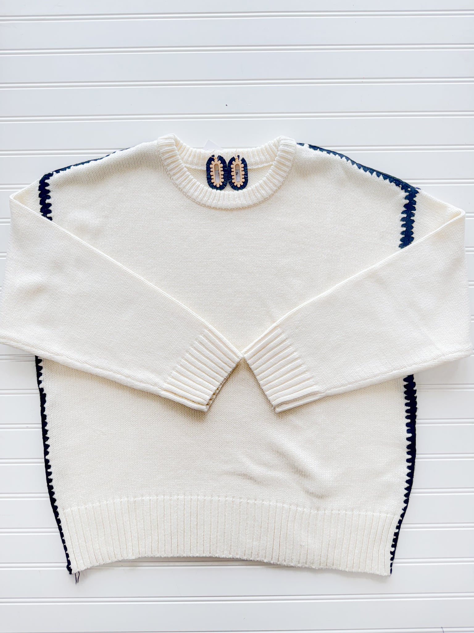 Zig Zag Stitch Sweater