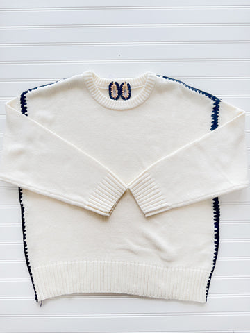 Zig Zag Stitch Sweater