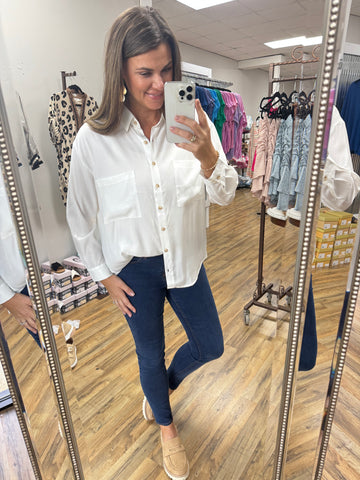 Everyday Button-Up Top