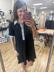 Midnight Stripe Dress