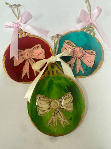 Circle Bow Ornament