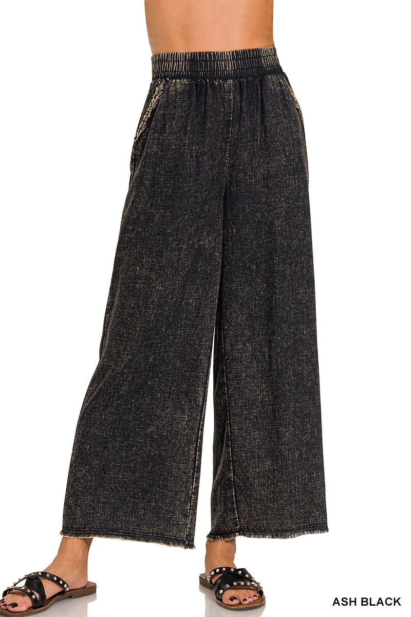 Washed Linen Pants