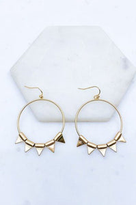 Triangle Charm Earrings